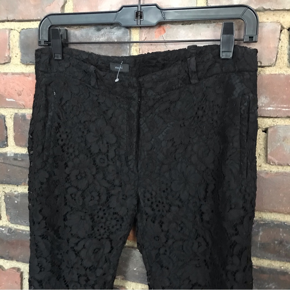 JOSEPH | black lace overlay skinny pants size 38 (W29 X L25) -low rise